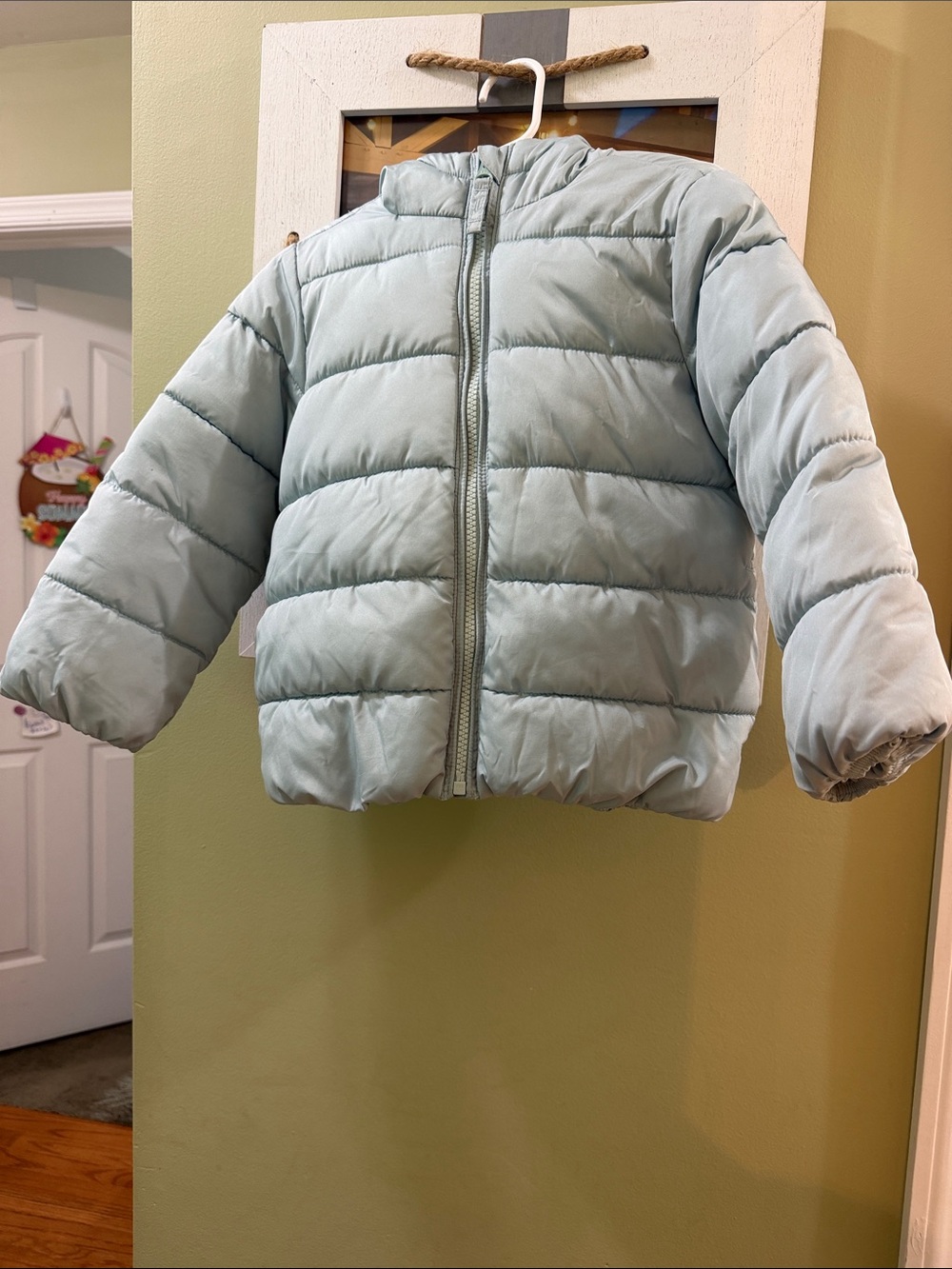 The Children's Place Pale Blue Quilted Puffer Jacket